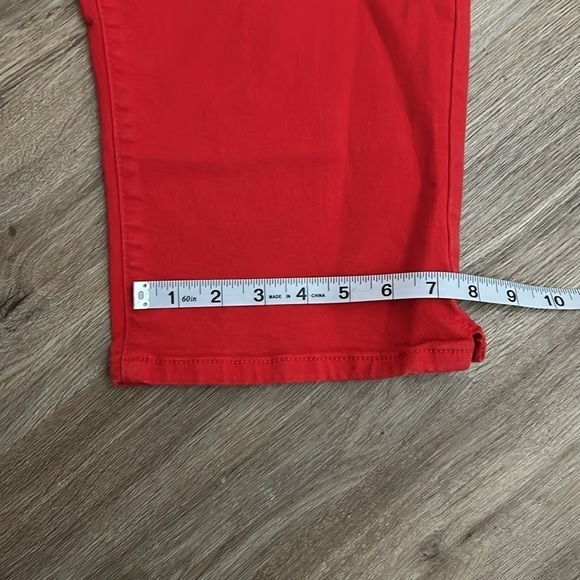 LANE BRYANT Red Jean Shorts - Picture 5 of 7
